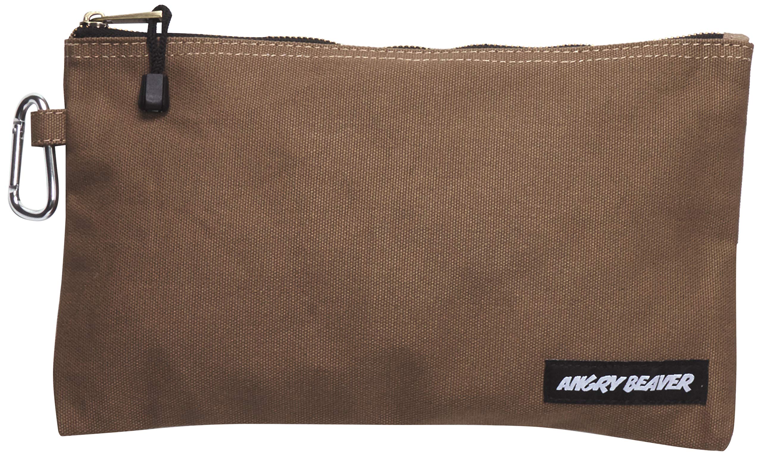 Angry Beaver Waxed Canvas Work Apron for Men - Durable Woodworking & Construction Apron with Adjustable Straps, Utility Pockets & Tool Loops - Perfect for Carpenters, Craftsmen & DIY Projects
