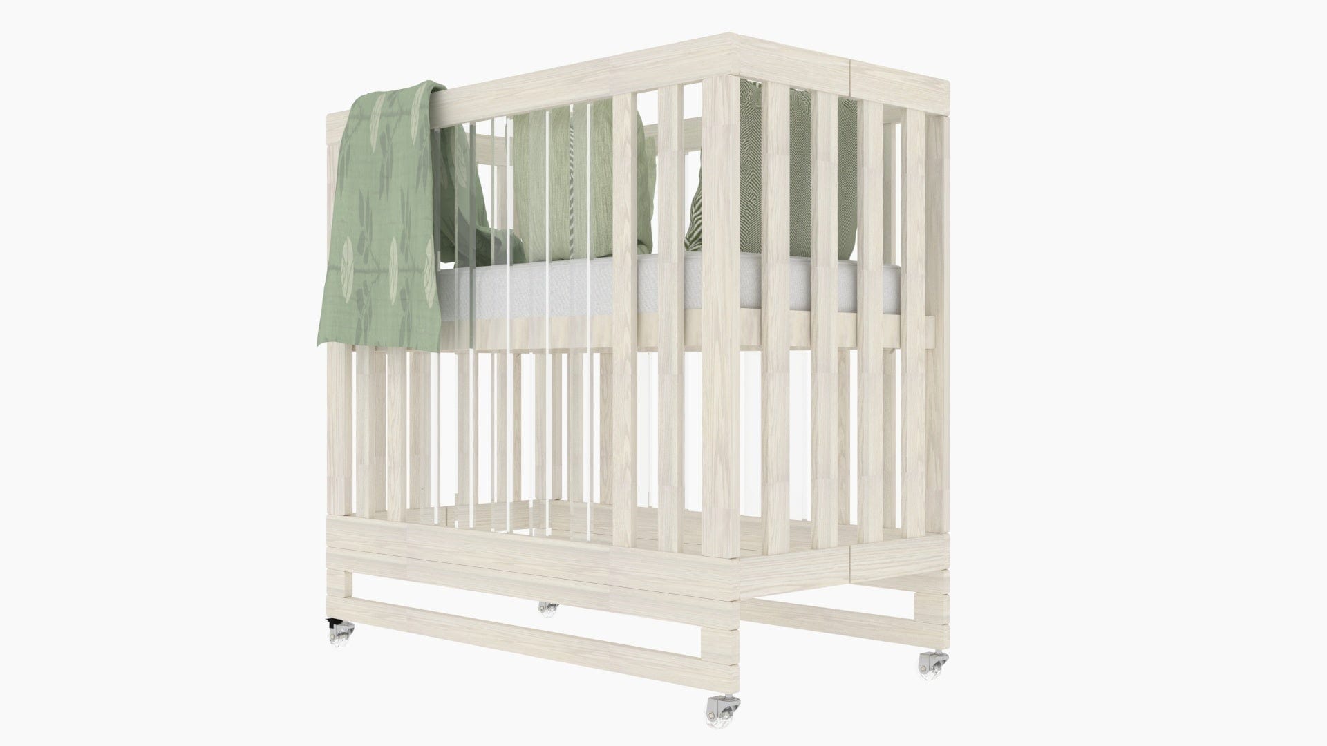 Melo Caress Mini Portable Crib - Lightweight Travel Baby Bed for Newborns & Toddlers | Perfect for Home, Travel & Daycare Use