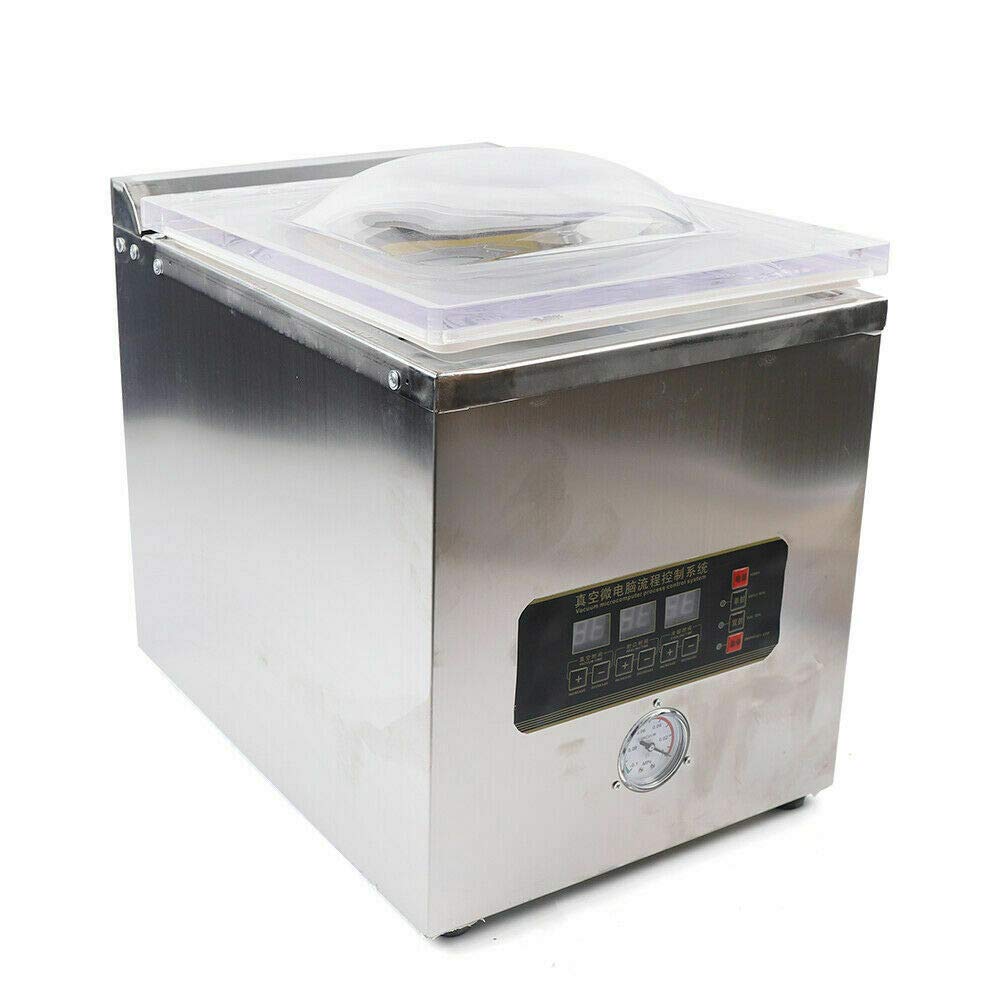 Commercial 2L Digital Desktop Chamber Vacuum Sealer Machine - ZK-260 for Food Fresh Packing & Preservation | Perfect for Restaurants, Butcher Shops, Meal Prep & Home Kitchen Storage