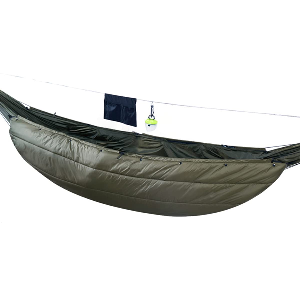 OneWind Insulated Winter Camping Hammock with Underquilt & Gear Storage - Warm Portable Outdoor Sleeping Solution for Backpacking, Hiking and Cold Weather Adventures