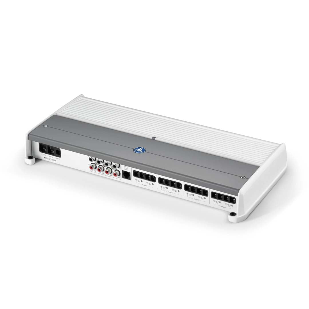 JL Audio M800/8v2 Marine Amplifier - 8 Channel Class D Power (100W x 8 @ 2 Ohm) for Boats, Yachts & Marine Audio Systems - Perfect for Marine Stereo Upgrades & Waterproof Audio Installations