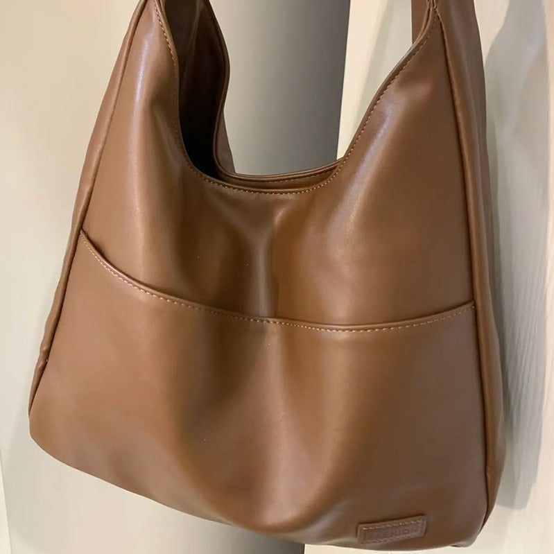 LOVEVOP Women's Large Capacity Tote Shoulder Bag - Stylish Crossbody Handbag for Autumn, Perfect for Work, Travel & Shopping (Shiling Design)