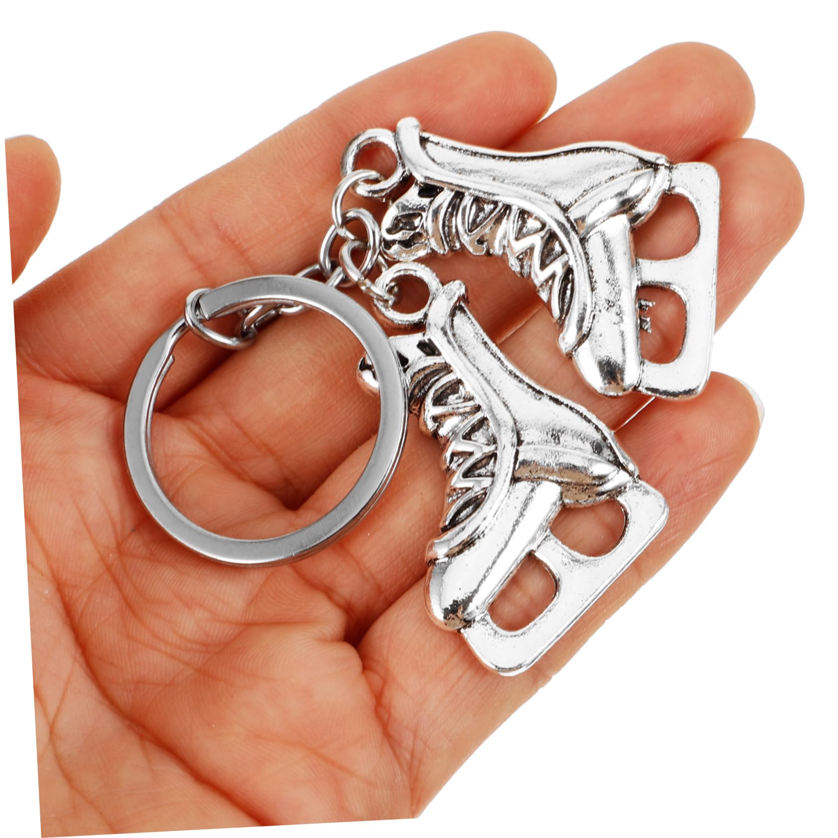 SUPVOX Roller Skate Keychain - Fashionable Roller Skate Pendant for Bags, Purses & Keys - Cute Shoe Model Charm Keyring for Skating Enthusiasts | Perfect Gift for Roller Derby Fans & Skate Lovers