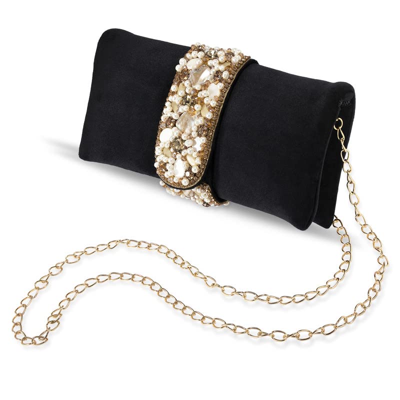 Aheli Handmade Women's Clutch Purse - Elegant Evening Bag for Bridal, Party & Special Occasions | Perfect Gift for Women