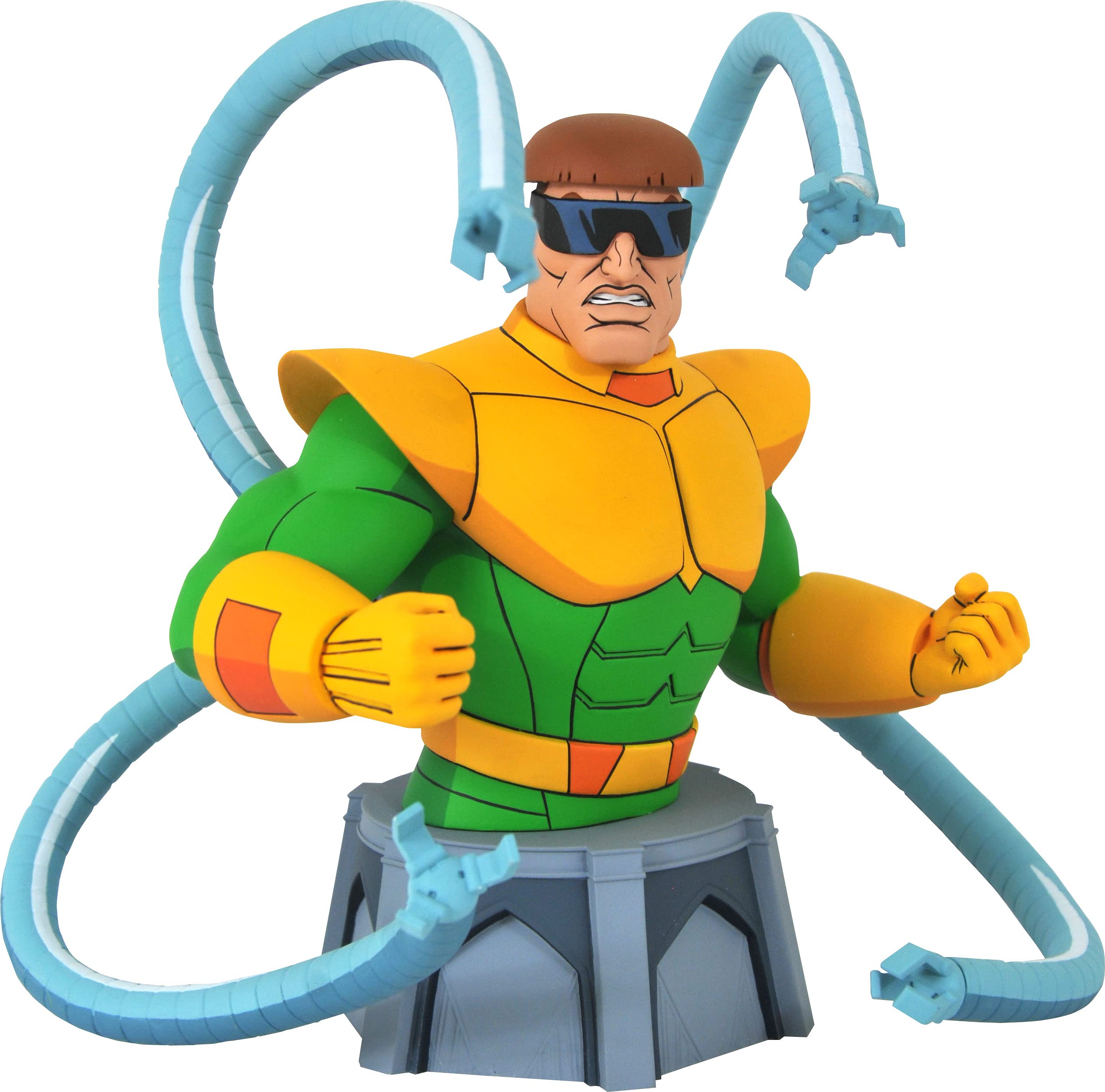 Diamond Select Toys Marvel Animated: Doctor Octopus 1:7 Scale Bust, Multicolor - Premium Collectible for Marvel Fans & Home Decor | Perfect for Display, Gifts & Comic Book Collections