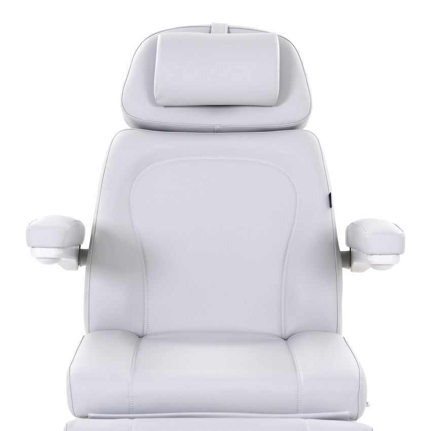 SilverFox 2246BN Electric 4-Motor Beauty Bed with Hand Remote & Position Memory - Professional Esthetician Massage Table for Spa, Salon, and Skin Care Treatments