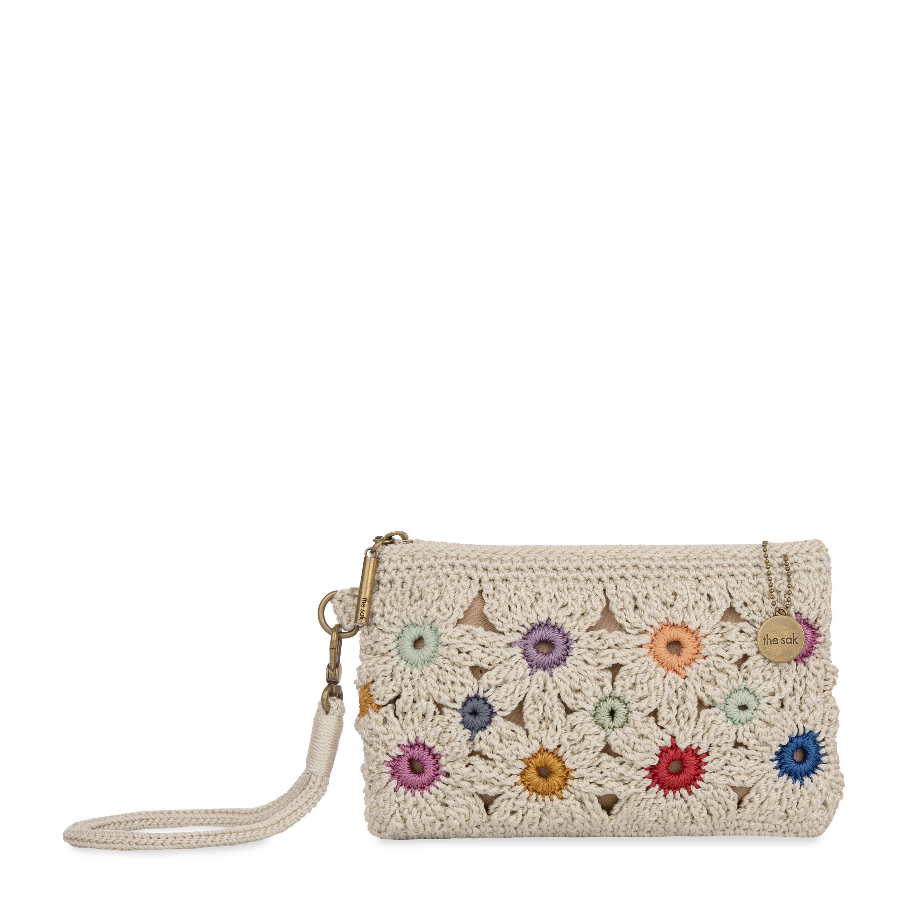 Hand Crochet - Natural Multi Flower