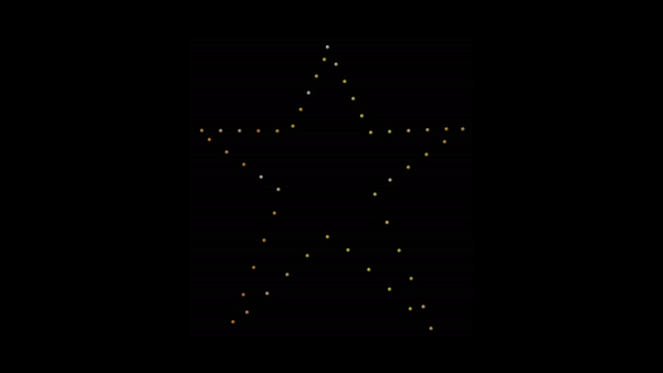 50 Star-Shaped Animation Drones for Light Shows, Events, and Aerial Performances – Perfect for Weddings, Concerts, and Outdoor Displays