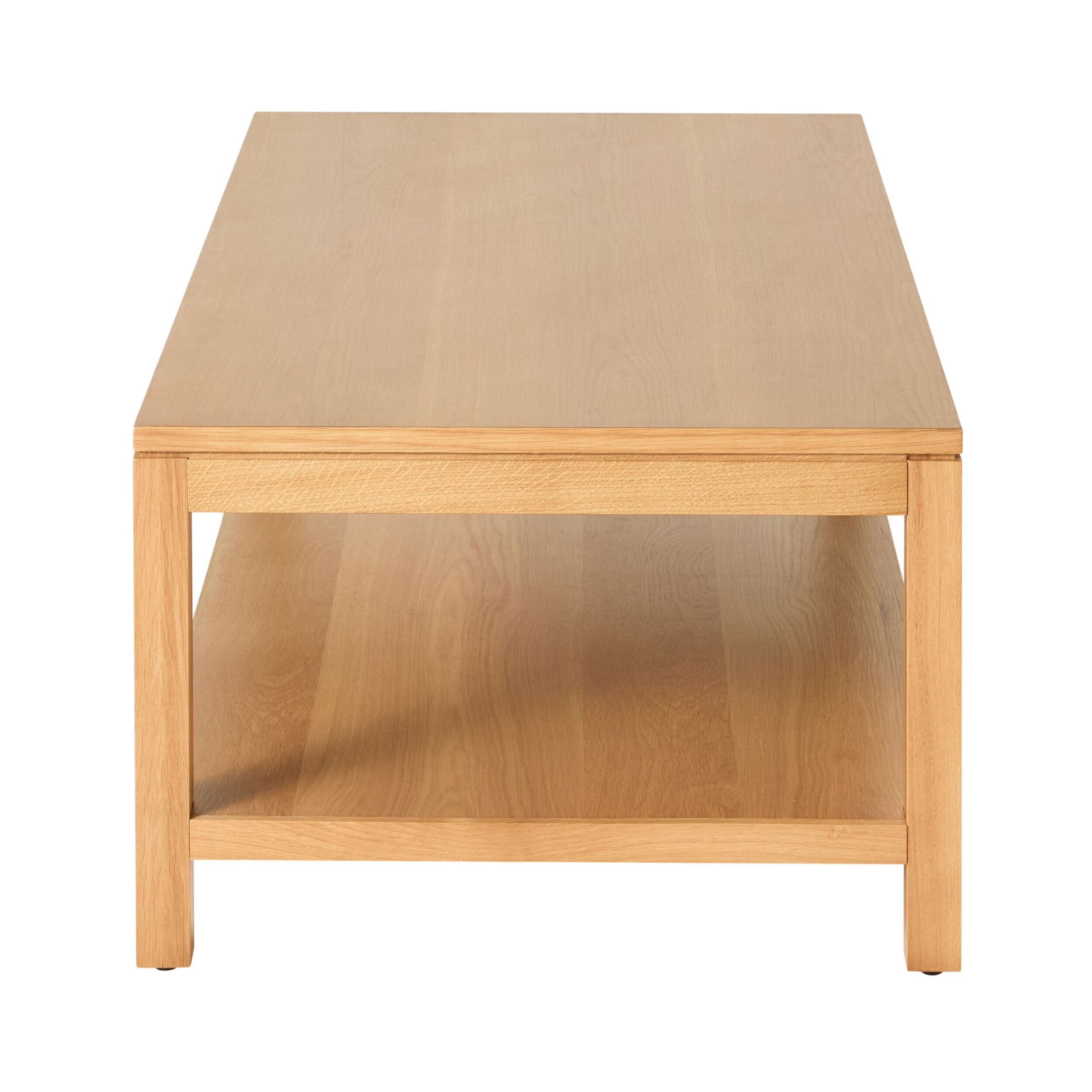 Modern Avalon Rectangle Coffee Table - Light Oak Finish - Perfect for Living Room, Lounge & Office Decor