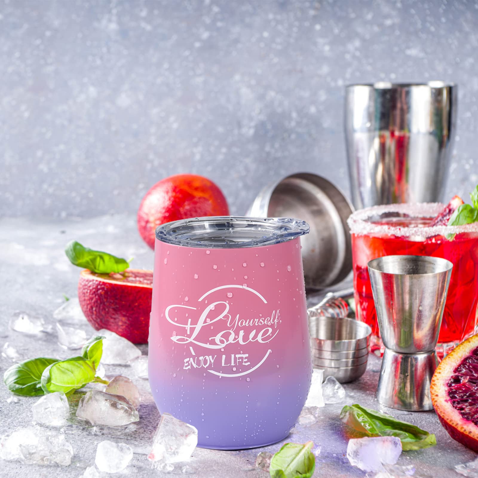 Premium Insulated Tumbler & Relaxation Gift Set - Perfect Christmas, Valentine's Day, Birthday, Mother's Day & Thanksgiving Gifts for Women - Ideal for Office, Travel & Home Relaxation
