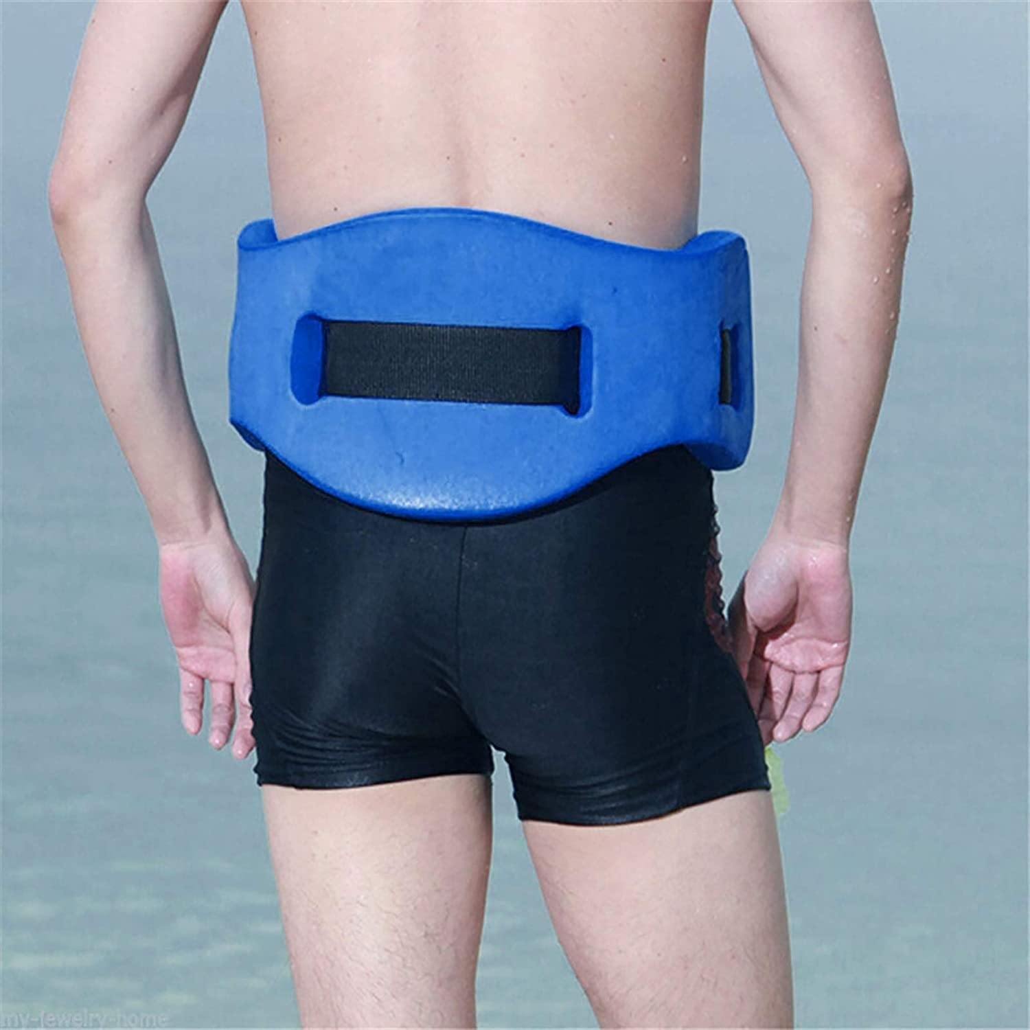 HXZDEY Swim Training Belt - EVA Foam Flotation Aid Waist Back Float Kickboard for Kids & Adults - Pool Swimming Equipment (Blue, 72x22x4cm) - Perfect for Swim Lessons, Water Aerobics & Safety Training