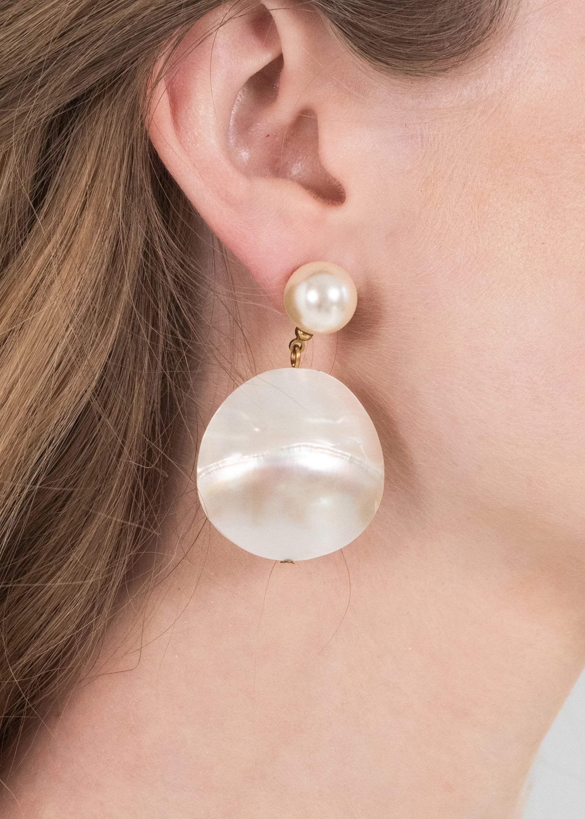 Ivory Nerine Earrings - Elegant Floral Dangle Earrings for Women | Perfect for Weddings, Parties & Everyday Wear