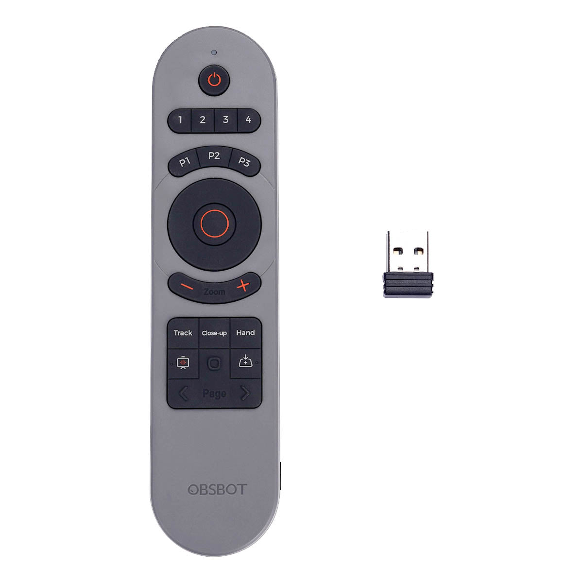 Tiny Smart Remote 2 for Tiny 2 Webcam (ORB 2209 CT) - Compact Wireless Controller for Live Streaming, Video Calls & Content Creation - Perfect for Zoom, YouTube & Remote Work