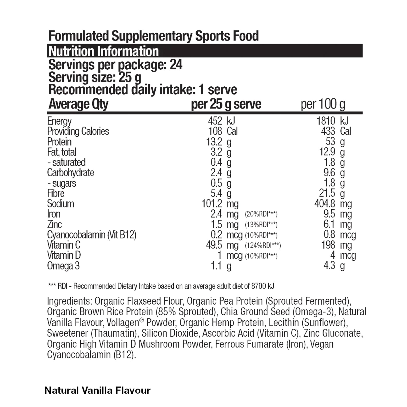 Body Science Vegan Collagen Protein Powder 600g - Plant-Based Collagen Supplement for Skin, Hair & Joint Support - Perfect for Smoothies, Coffee & Post-Workout Recovery