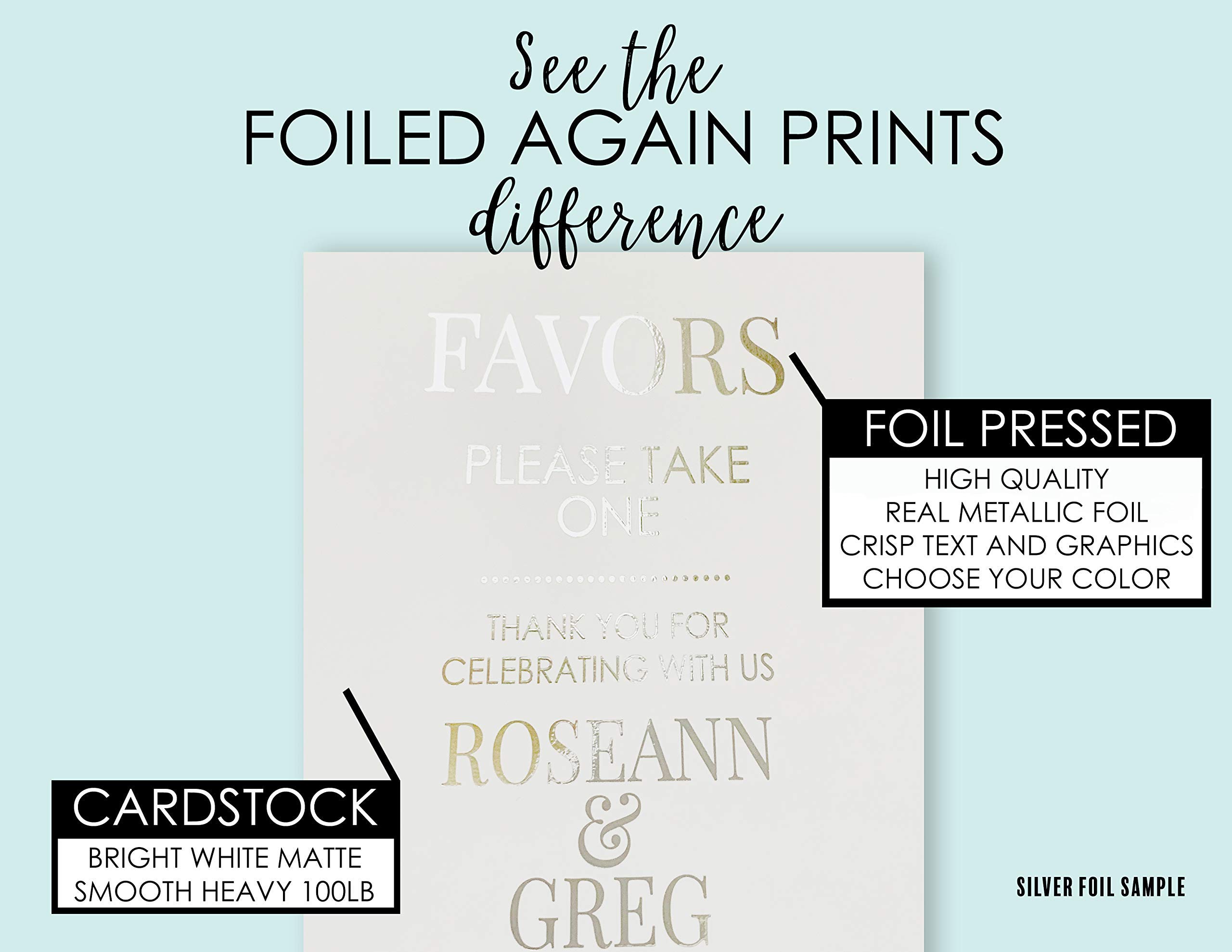 Elegant Gold Foil Wedding Guest Book Sign - Premium Unframed Cardstock for Wedding Ceremony Photos - Available in Multiple Sizes - Perfect for Wedding Reception, Anniversary & Bridal Shower Guestbook