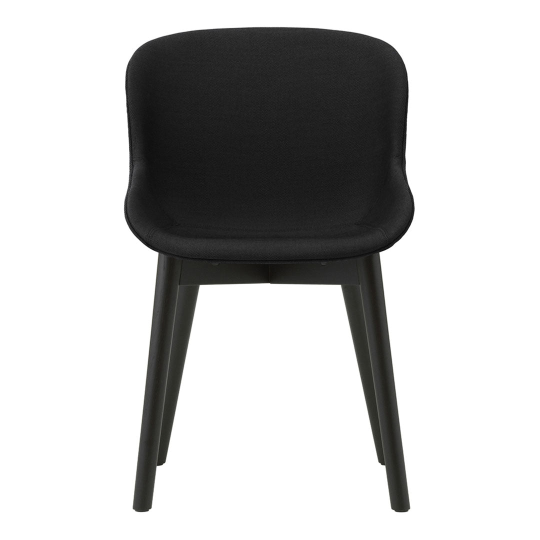 Stylish Hyg Side Chair with Wood Base & Full Upholstery - Perfect for Dining Room, Kitchen, or Home Office Seating