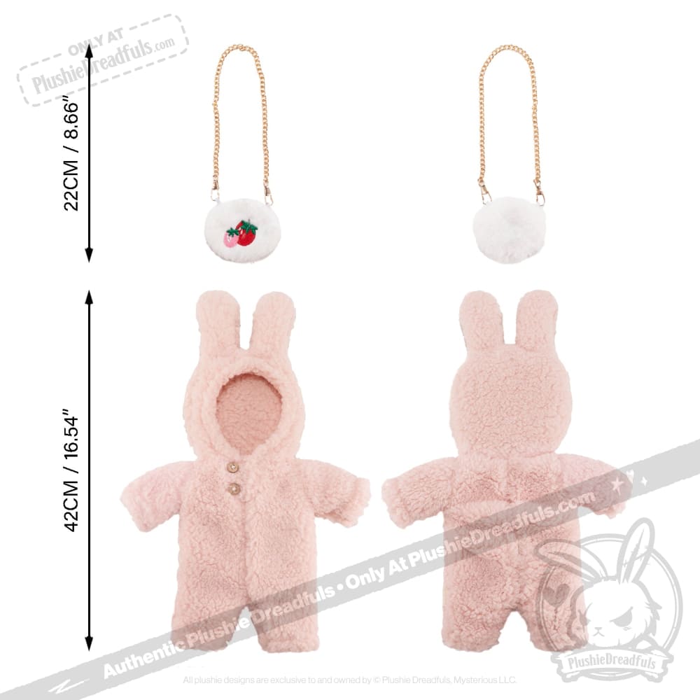 Soft Plush Bunny Costume for Kids & Adults - Cute Easter Bunny Outfit for Cosplay, Halloween, and Themed Parties