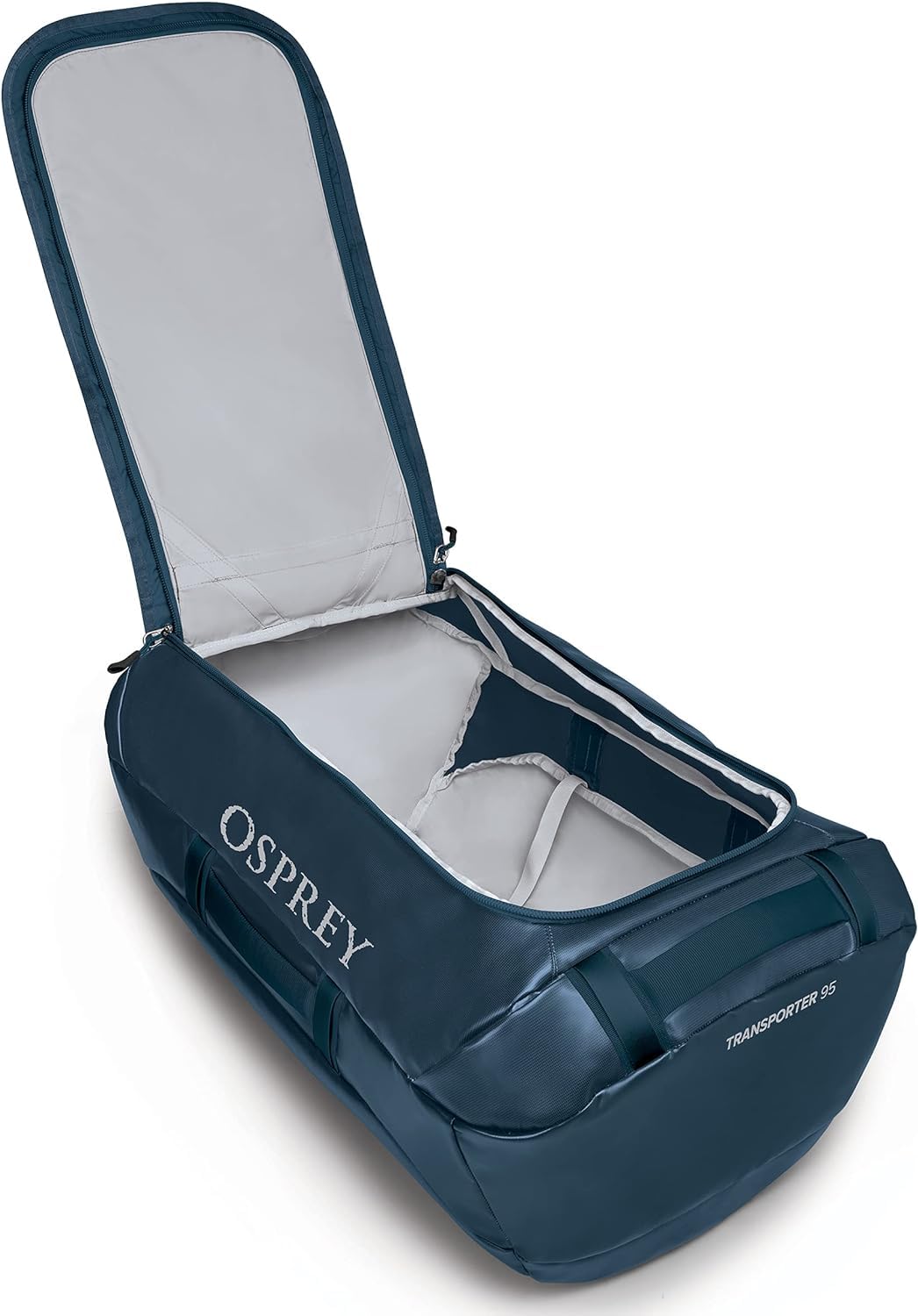 Osprey Unisex-Adult Transporter 95 Duffel Bag - Large Travel Duffel with Wheels for Camping, Hiking & Air Travel | Durable Water-Resistant Luggage