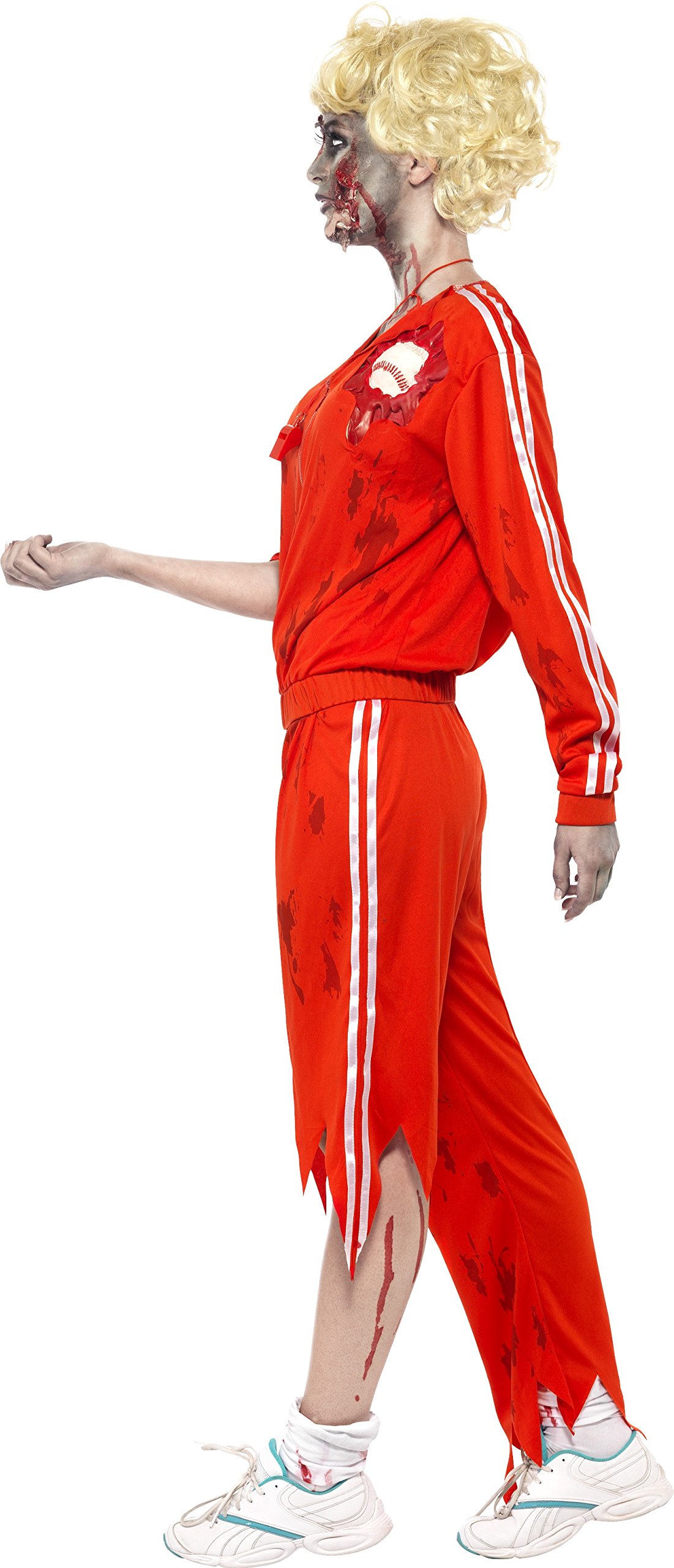 Smiffy's Zombie Sports Teacher Costume for Adults - Halloween Party, Cosplay & Horror Theme Events