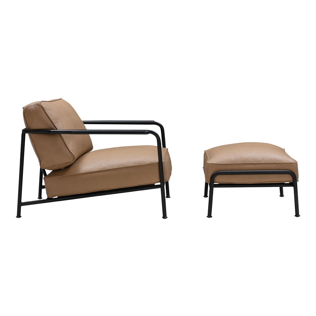 Modern Aero Lounge Chair - Lightweight & Ergonomic Design for Indoor/Outdoor Relaxation - Perfect for Living Room, Patio, or Office