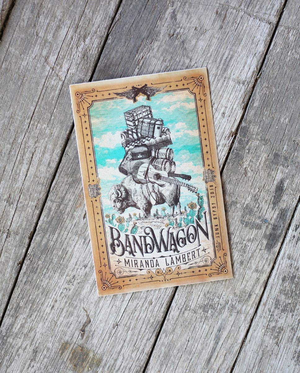 Custom Bandwagon Stickers - Personalized Vinyl Decals for Laptops, Water Bottles & Notebooks | Perfect for School, Office & Gifts