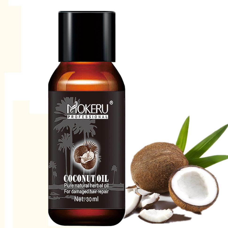 Organic Coconut Oil for Hair Repair - Frizz Control & Damage Treatment - Natural Hair Care for Dry, Damaged Hair - Perfect for Daily Use, Salon Treatments & DIY Hair Masks