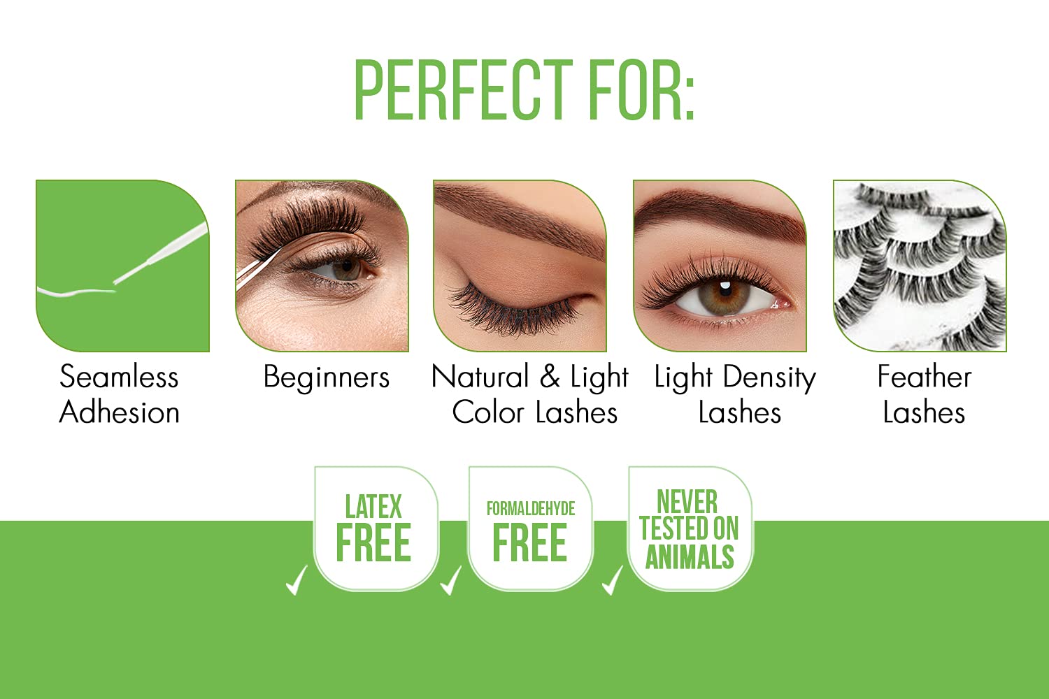 DUO Brush-On Lash Glue - Clear Eyelash Adhesive with Vitamins A, C & E for Long Lasting Hold | 0.18 oz, 2-Pack | Perfect for Daily Wear, Special Occasions & Sensitive Eyes
