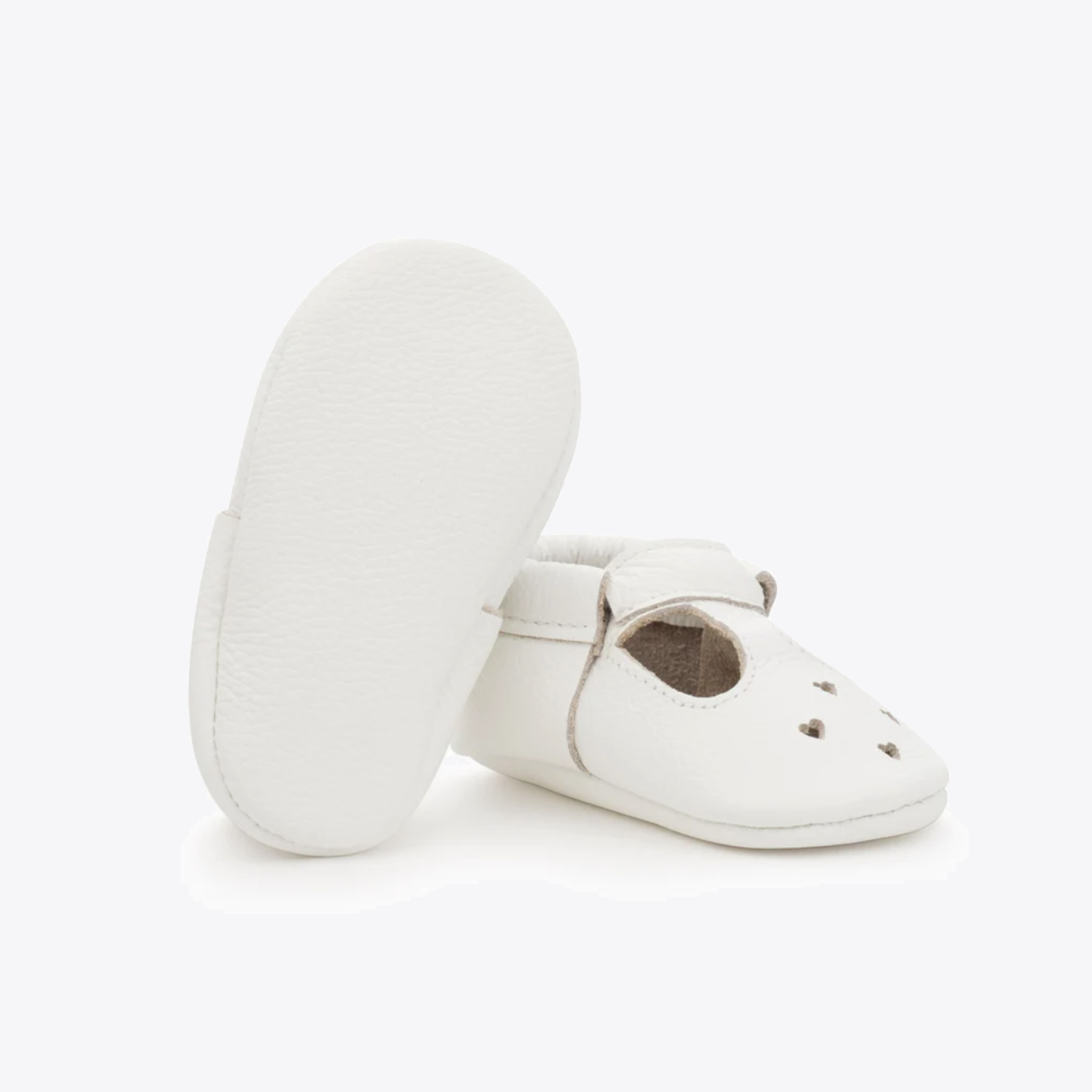 Pearl White Mary Jane Shoes for Women - Elegant & Comfortable Flats for Work, Wedding, and Casual Outfits