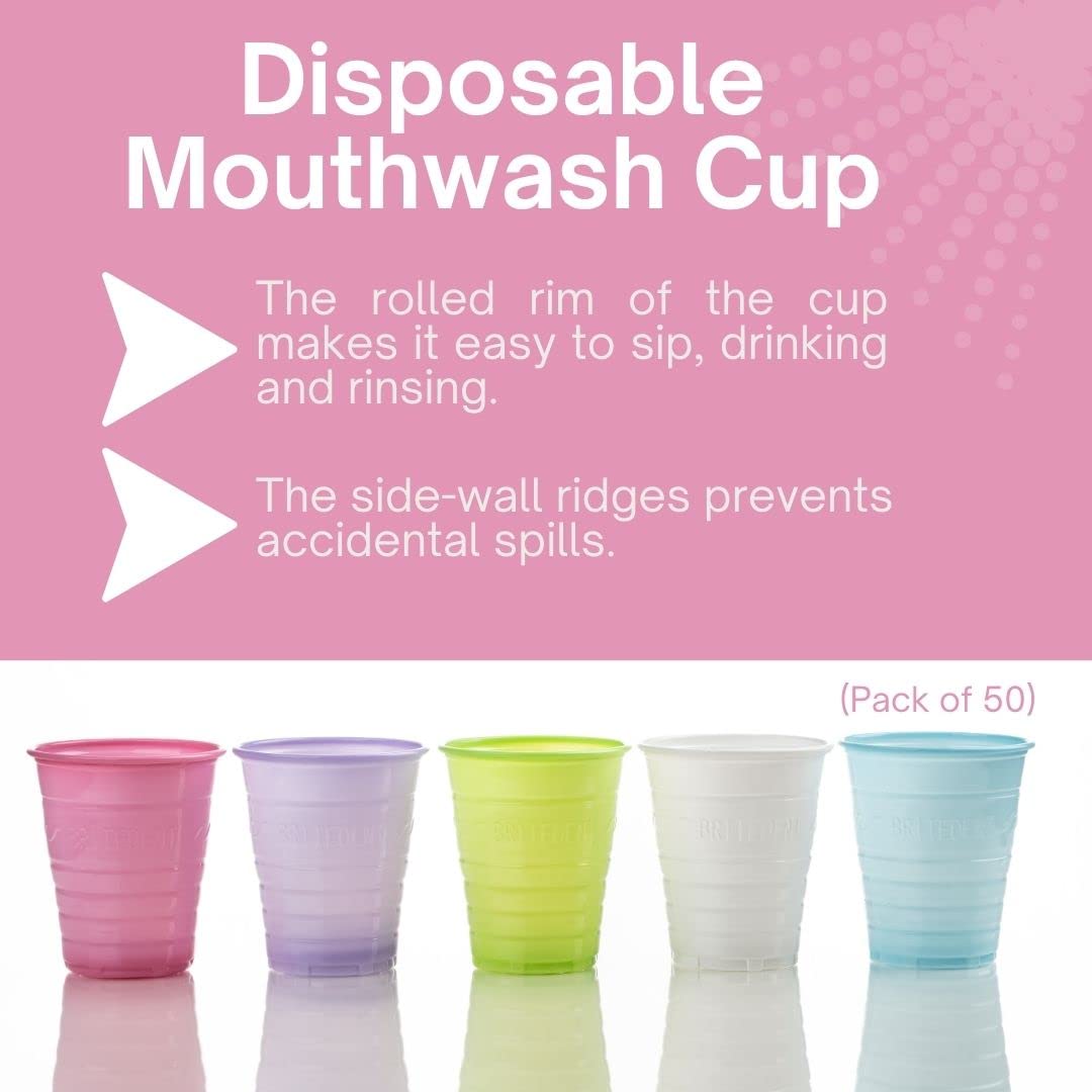 1000-Pack Purple/Lavender 5 oz Disposable Plastic Cups with Embossed Grip - Bulk Drinking Cups for Dental Offices, Hospitals, Home, Office & Picnics | Perfect for Parties, Events, and Everyday Use