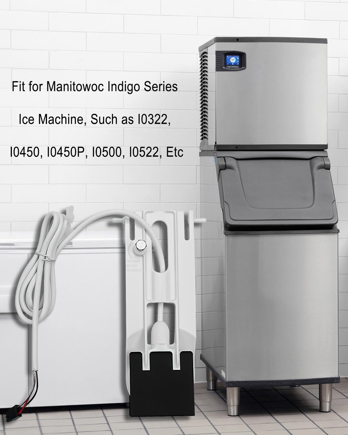Manitowoc Indigo Series Ice Thickness Probe Assembly Replacement (Part #000008660) - Compatible with Manitowoc Ice Machines for Precise Ice Thickness Control - Perfect for Commercial Ice Makers in Restaurants, Bars, and Hotels