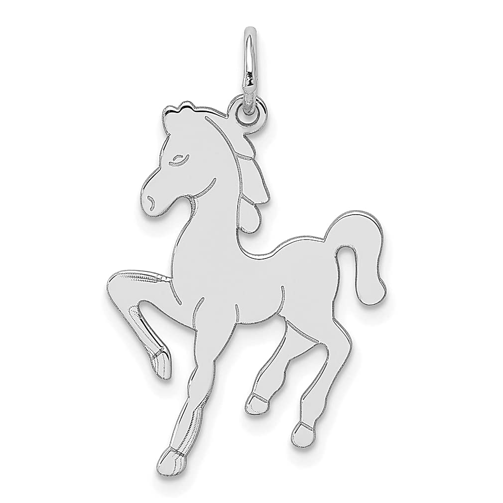 925 Silver Horse Pendant Necklace for Women - Western Jewelry Gift for Her - Perfect for Cowgirl & Equestrian Style