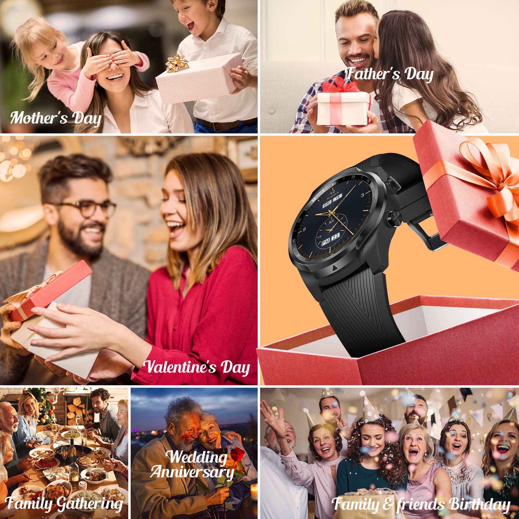 TicWatch Pro 4G LTE Smartwatch with GPS, NFC & Wear OS - Android Compatible Fitness Tracker for Heart Rate, Sleep & Swim Tracking - Make Calls, Get Notifications & Play Music - Perfect for Workouts, Swimming & Daily Health Monitoring (US Version)