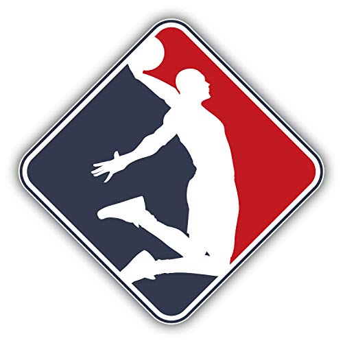 5'' x 5'' Flexible Magnetic Car Bumper Sticker - Vinyl Window Decal for Basketball Players | Perfect for Trucks, Cars & Laptops | Show Team Spirit at Games & Work