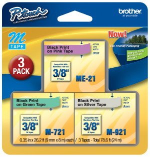 Brother P-Touch M Tape 3/8