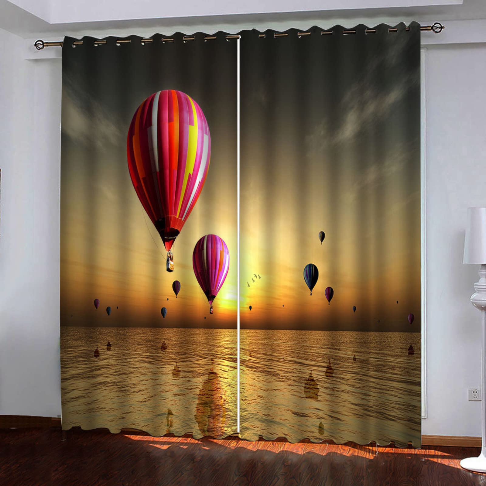 Blackout Curtains for Bedroom - 52x84 Inch Thermal Insulated Window Drapes, Triple Weave Noise Reducing Panels (2 Pack) - Perfect for Nursery, Studio, Hotel & Home Theater Light Blocking