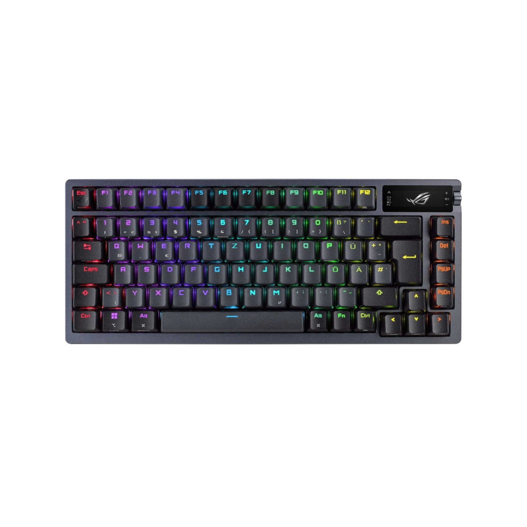 ASUS ROG Azoth 75% Wireless Mechanical Gaming Keyboard - RGB Backlit, Hot-Swappable Switches, OLED Display - Perfect for Esports, Streaming & PC Gaming