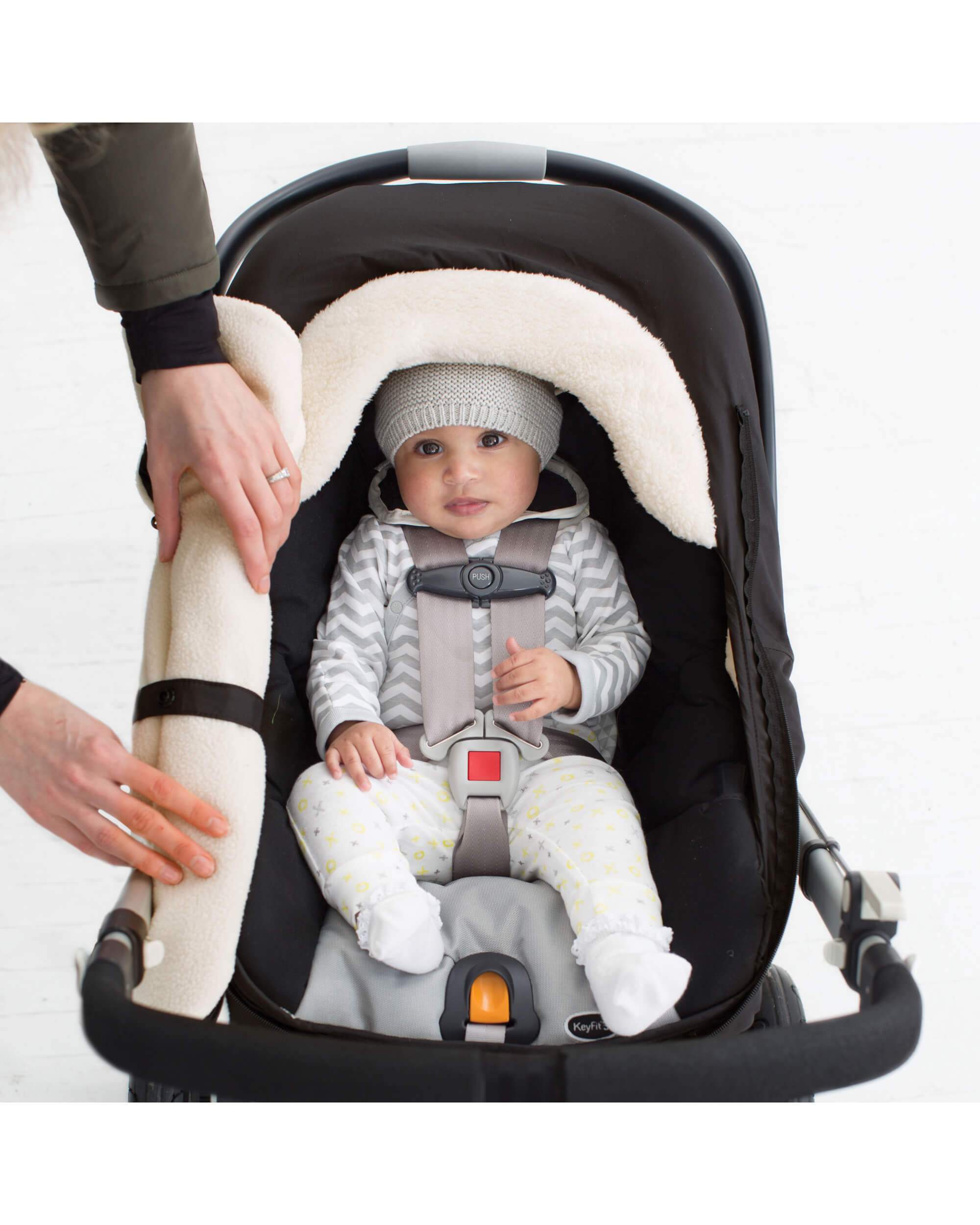 Skip Hop Stroll & Go Car Seat Cover - Waterproof & Universal Fit for Baby Strollers - Perfect for Travel, Shopping & Outdoor Adventures