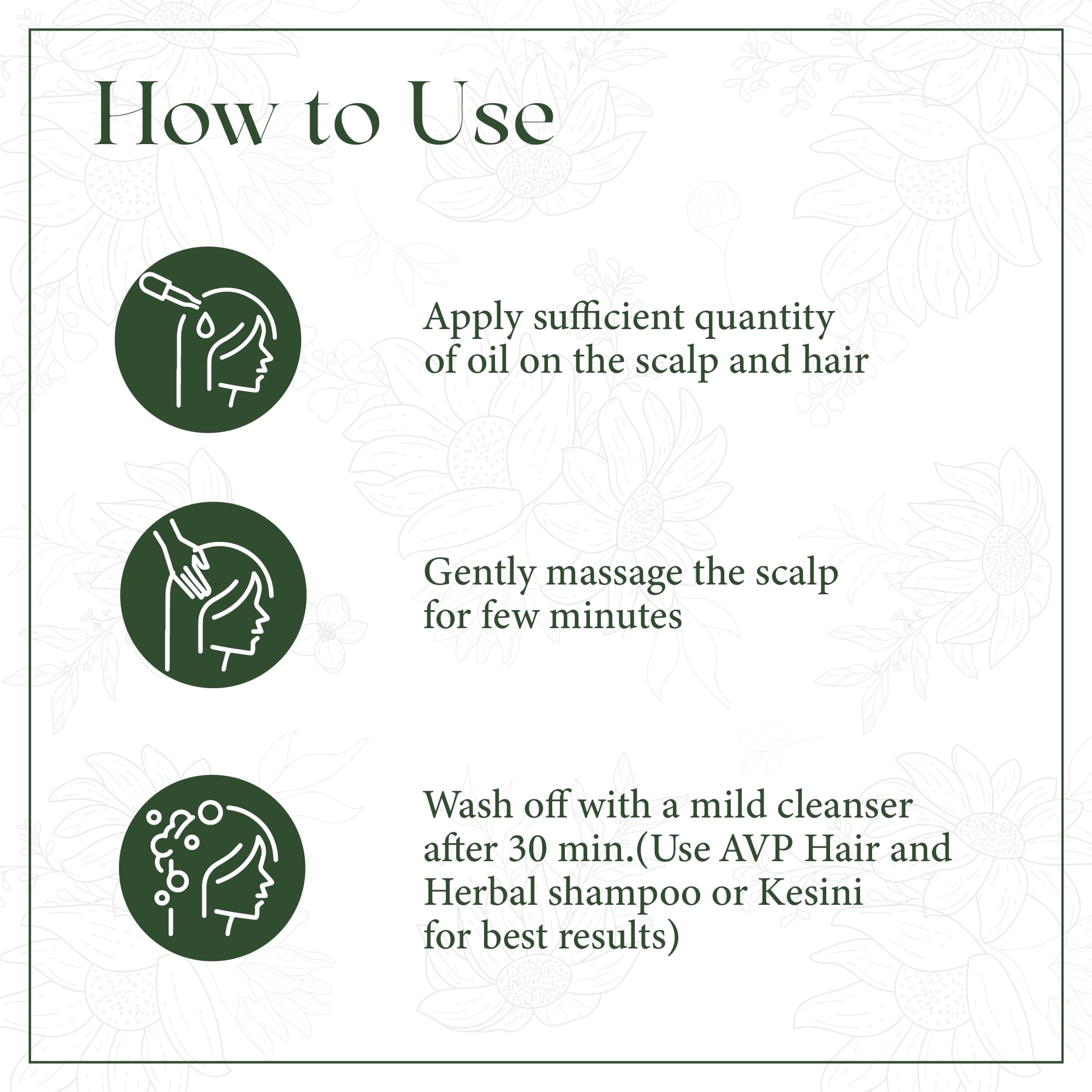 AVP Chemparuthyadi Coconut Hibiscus Hair Oil 200ml - Natural Hair Growth Treatment for Hair Fall, Dandruff & Scalp Itch Relief | Nourishing Ayurvedic Oil for Stronger, Healthier Hair | Perfect for Daily Hair Care & Scalp Massage
