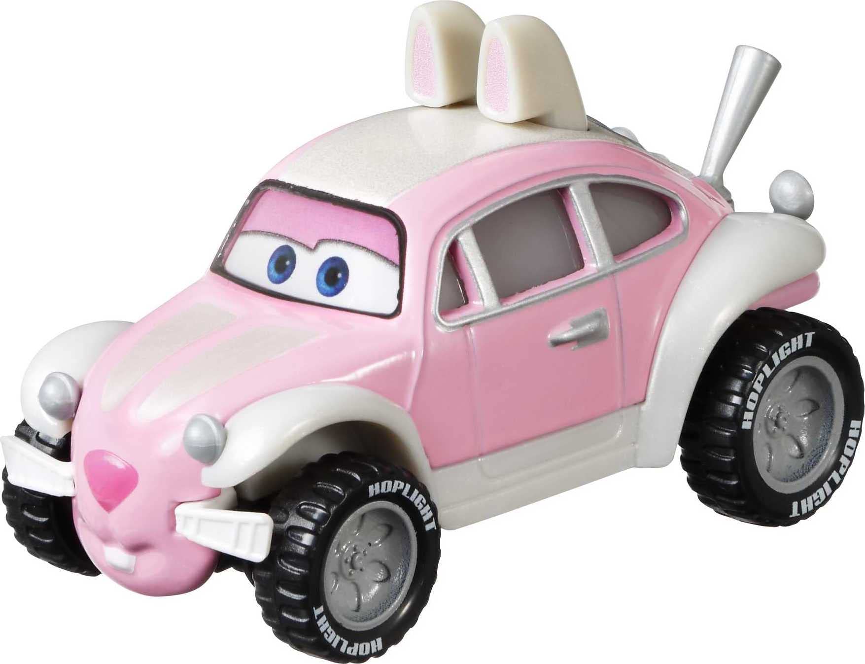 Disney Cars Easter Buggy Miniature Collectible Racecar Toy - Lightning McQueen Movie Replica for Kids Age 3+ | Birthday Gift, Party Favor, Easter Basket Stuffers