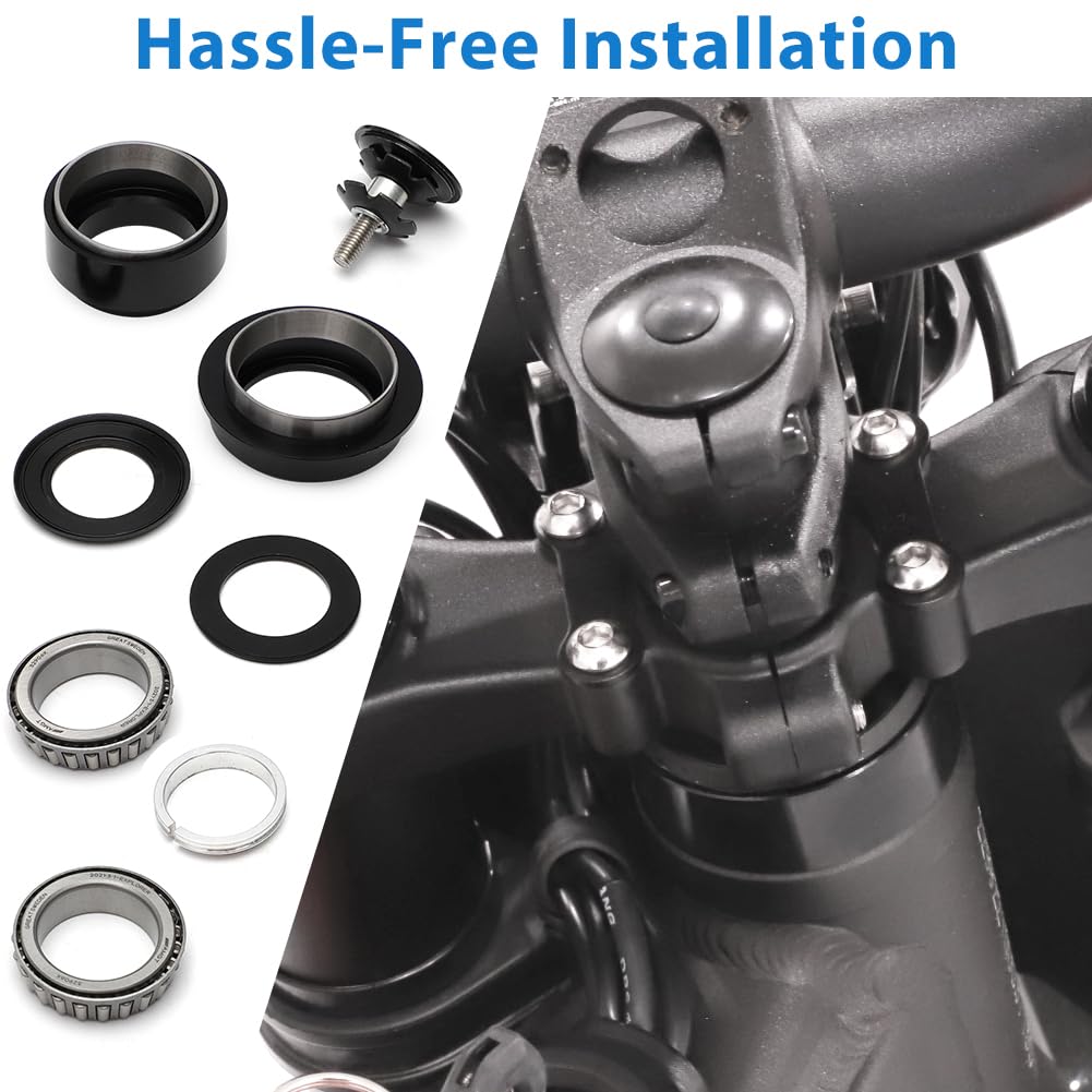High-Quality Tapered Roller Bearing Kit for Sur-Ron Light Bee X - Motorcycle Headset Fork Bearings & Bicycle Head Tube Replacement - Perfect for Off-Road Riding & Maintenance