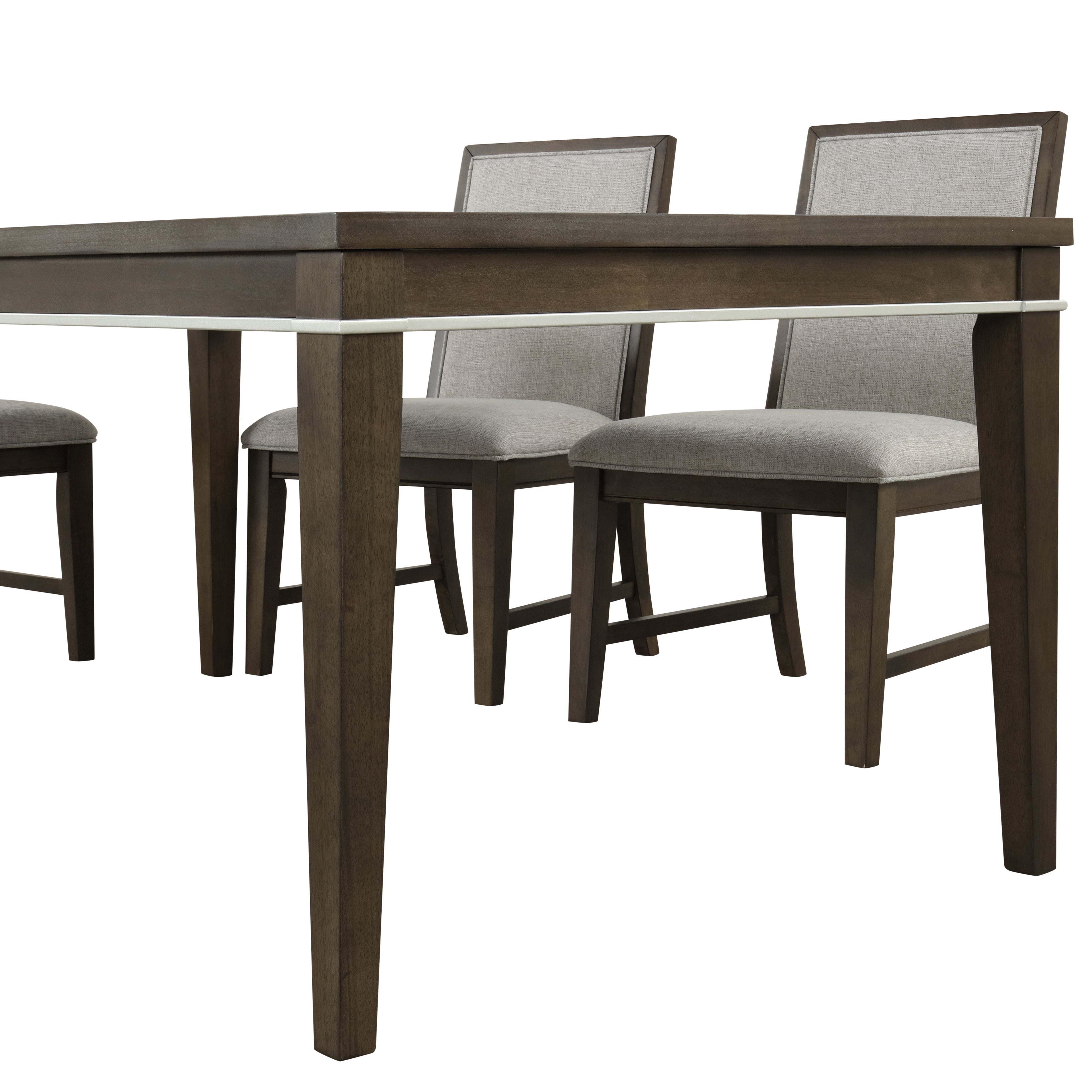 Roundhill Furniture Aberll Wood Dining Table - 42 Inch Round Gray Wooden Kitchen Table for Small Spaces | Perfect for Breakfast Nook, Apartment Dining & Cozy Family Meals