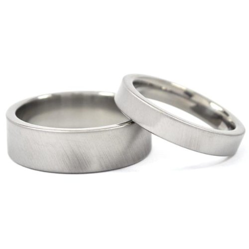Premium Titanium Wedding Rings for Men & Women - Durable Matching Titanium Bands for Couples - Perfect for Anniversaries, Engagements & Everyday Wear