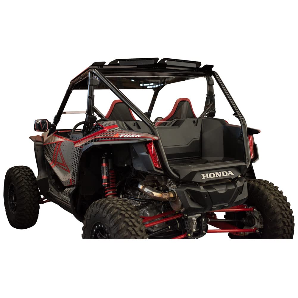 Tusk UTV Polycarbonate Rear Window Clear - Compatible with Honda Talon 1000R/X (2021-2024 Models) | Durable & Scratch-Resistant for Off-Road Adventures & Trail Riding