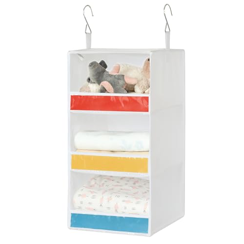 3-shelf White