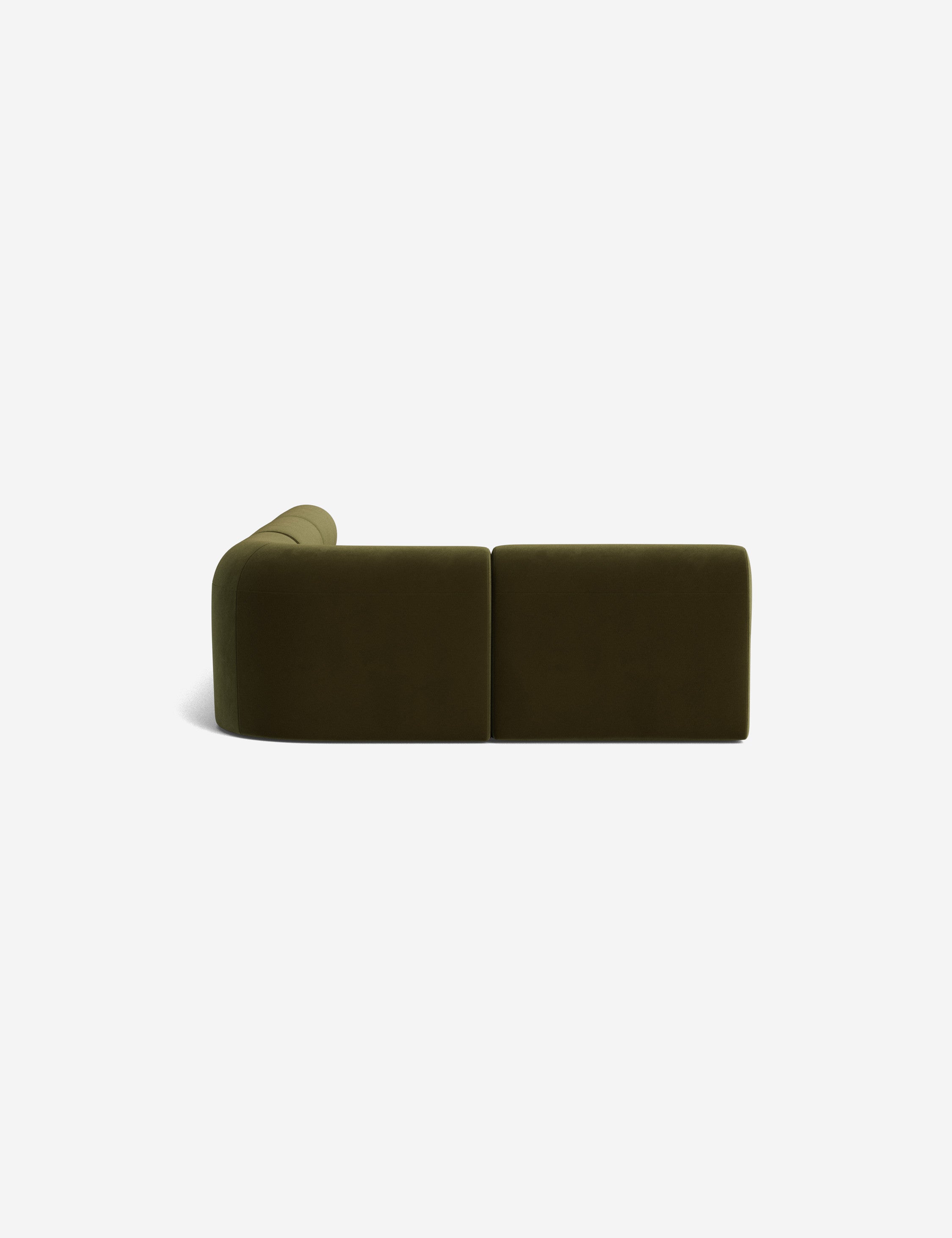 Modern Carson Sectional Sofa - Comfortable L-Shaped Couch for Living Room, Family Room & Home Theater - Soft Fabric Upholstery with Reversible Chaise