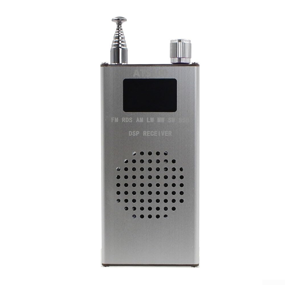 ATS100150K30MHZ 64M108MHZ Digital Radio Receiver with Clear LCD Display - Compact Portable AM/FM Shortwave Radio - Ideal for Travel, Camping, Emergency & Outdoor Adventures
