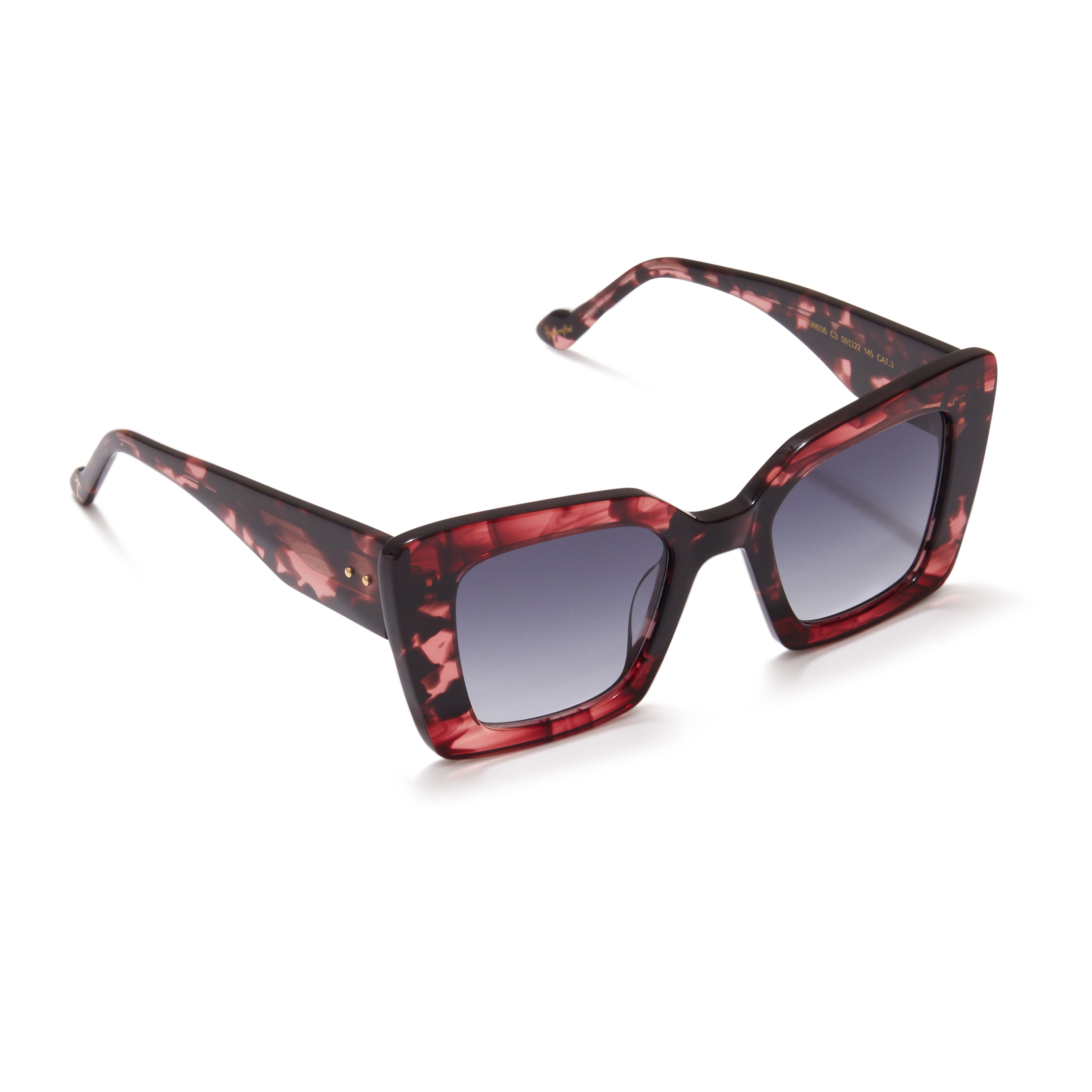 Pink Tortoise Shell Sunglasses for Women - Trendy UV Protection Shades - Perfect for Beach, Driving & Outdoor Activities