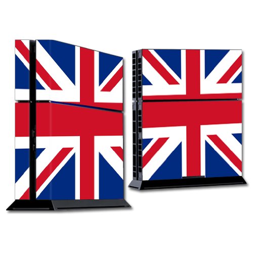 MightySkins Protective Vinyl Skin Wrap Sticker for Sony PlayStation 4 PS4 Console - British Pride Design | Scratch-Resistant, Easy to Apply, Customizable Decal for Gaming Setup & Home Decor
