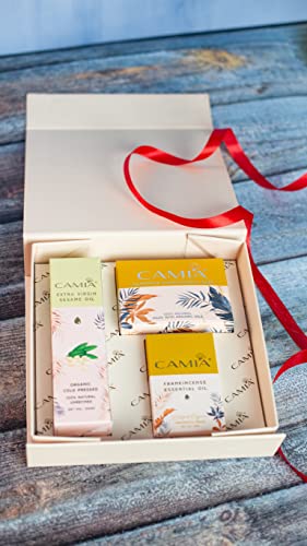 Organic Glowing Skincare Gift Set - Vegan, Cruelty-Free & SLS-Free Face Care for Pigmentation & Uneven Skin Tone | Perfect for Spa Nights & Self-Care Gifts