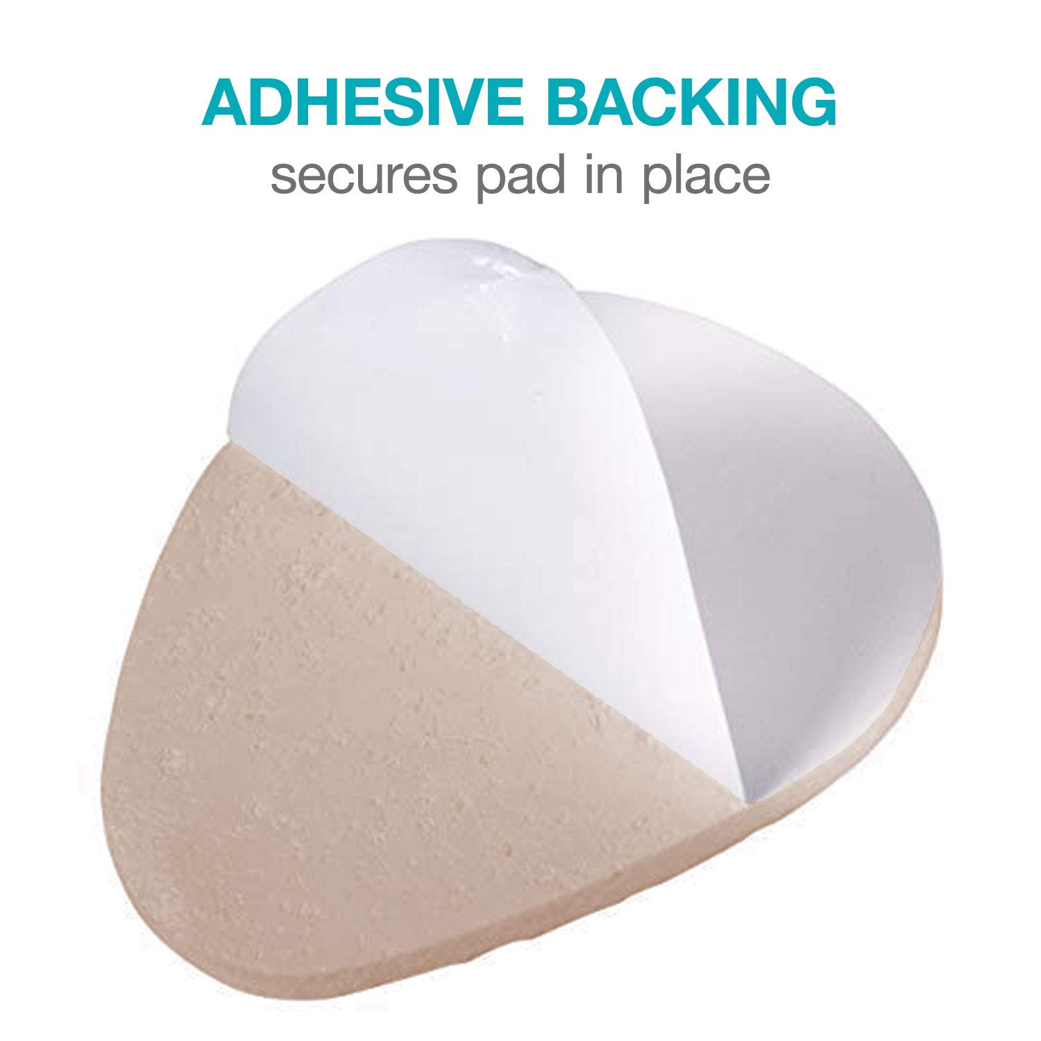 3/16” Adhesive Felt Metatarsal Foot Pads - 20-N Cushioning for Ball of Foot Pain Relief | 100 Count | Long-Lasting Protection with Skived Edge Design | Ideal for High Heels, Running Shoes & Work Boots